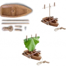 Kit per costruire una barca in sughero