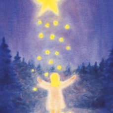Cartolina: Pioggia di Stelle di Erika Hoffmann