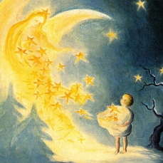 Cartolina: Pioggia di Stelle di Hilde Langen