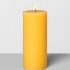 Candela in pura cera d'api (120x48mm)
