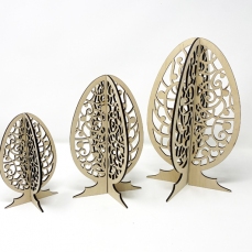 Decorazioni di Pasqua in legno - Uovo medio