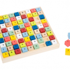 Sudoku colorato in legno per bambini