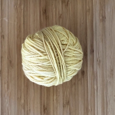 Gomitolo di pura lana 100% - giallo limone