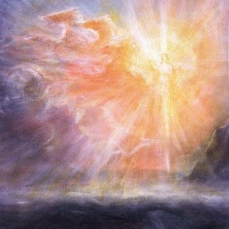 Cartolina: Ariete - Michele con il carro celeste