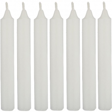 Candeline bianche - cm 10 (confezione da 20 pezzi)