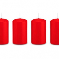 Candele rosse per corona dell'Avvento (80x58) - 4 candele