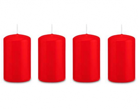 Candele rosse per corona dell'Avvento (80x58) - 4 candele