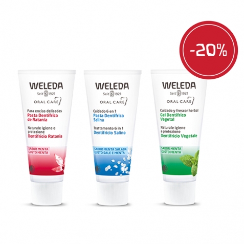 Tu regali 3 prodotti Weleda, noi ti facciamo lo sconto - Igiene orale