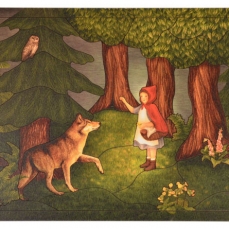 Puzzle in legno Cappucetto rosso