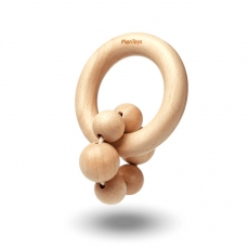 Sonaglio con palline in legno naturale