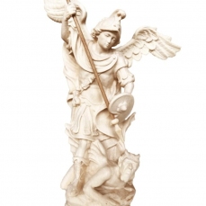 Arcangelo Michele - scultura artigianale in legno 