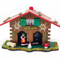 Casa barometro in legno - dimmi se piove o spunta il sole