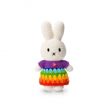 Coniglietta Miffy con vestito arcobaleno