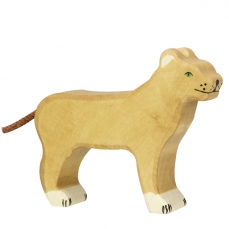 Leonessa in legno - Holztiger
