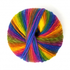 Gomitolone sfumato 100% lana - colori dell'arcobaleno