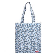 Borsa di tela grande - Shopping Bag con manici (45 x 41 cm) - tropik blue