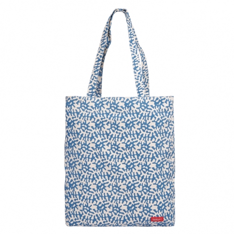 Borsa di tela - Shopping Bag con manici (45 x 41 cm) - tropik blue