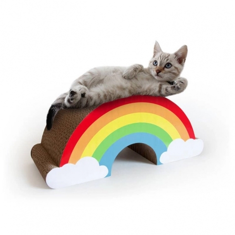 Tiragraffi per gatti arcobaleno