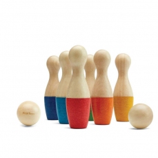 Bowling in legno colorato
