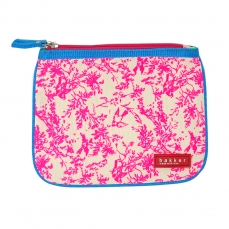 Bustina piatta in tela con cerniera - Piccola pochette - Jouy