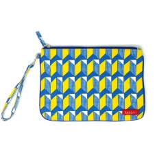 Pochette con manicotto e cerniera (25x18 cm) - Watanabe Yellow