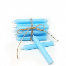 Candeline azzurre - cm 10 (confezione da 20 pezzi)