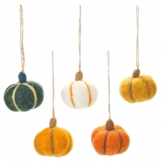 Decorazione da appendere - Zucche colorate - 1 pezzo